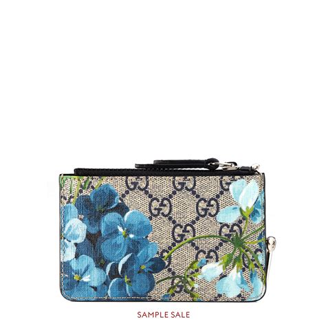 gucci gg blooms key pouch|Gucci blooms key pouch.